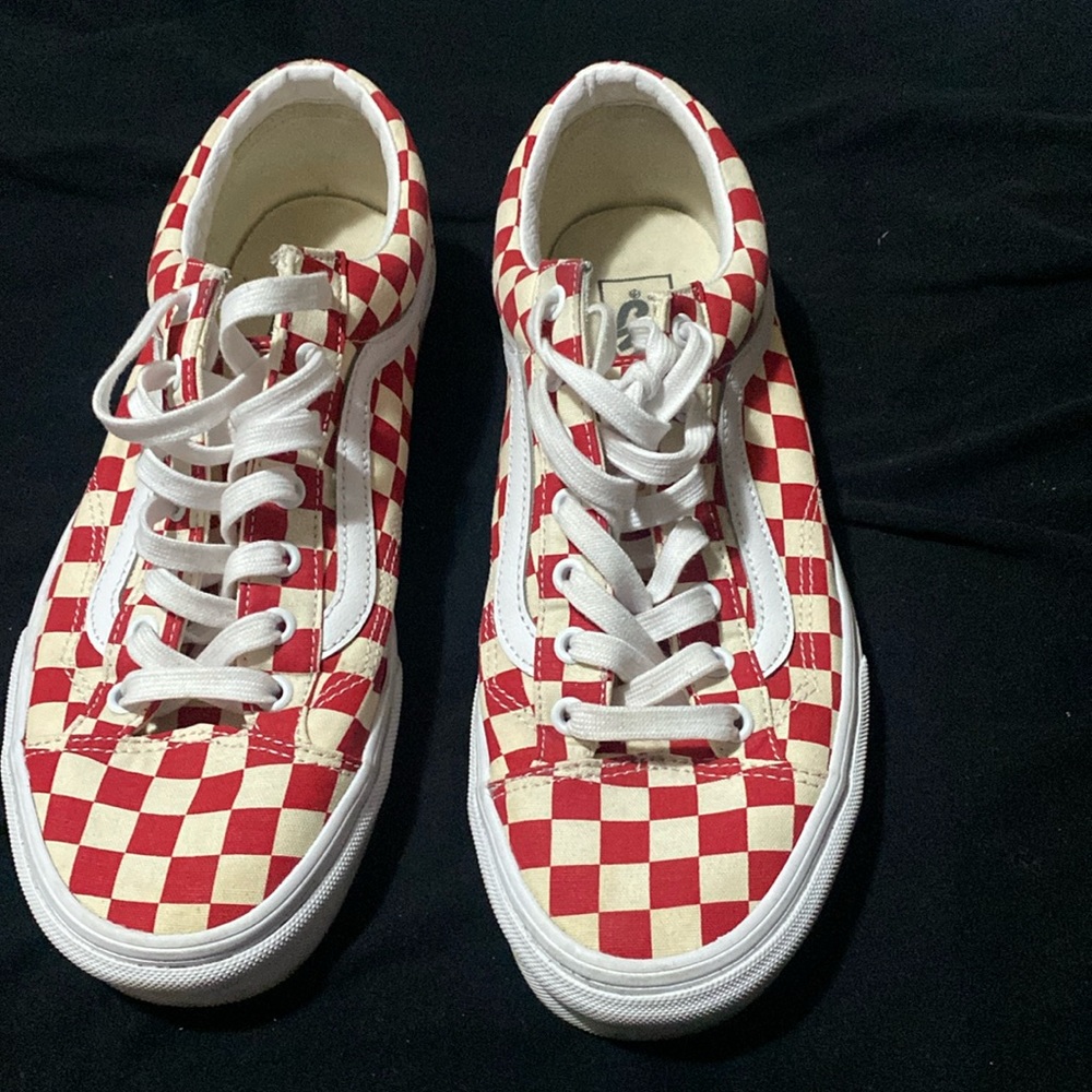 Red & white classic checkered vans